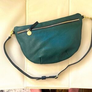 Clare V Grande Fanny in Deep Sea Pebble